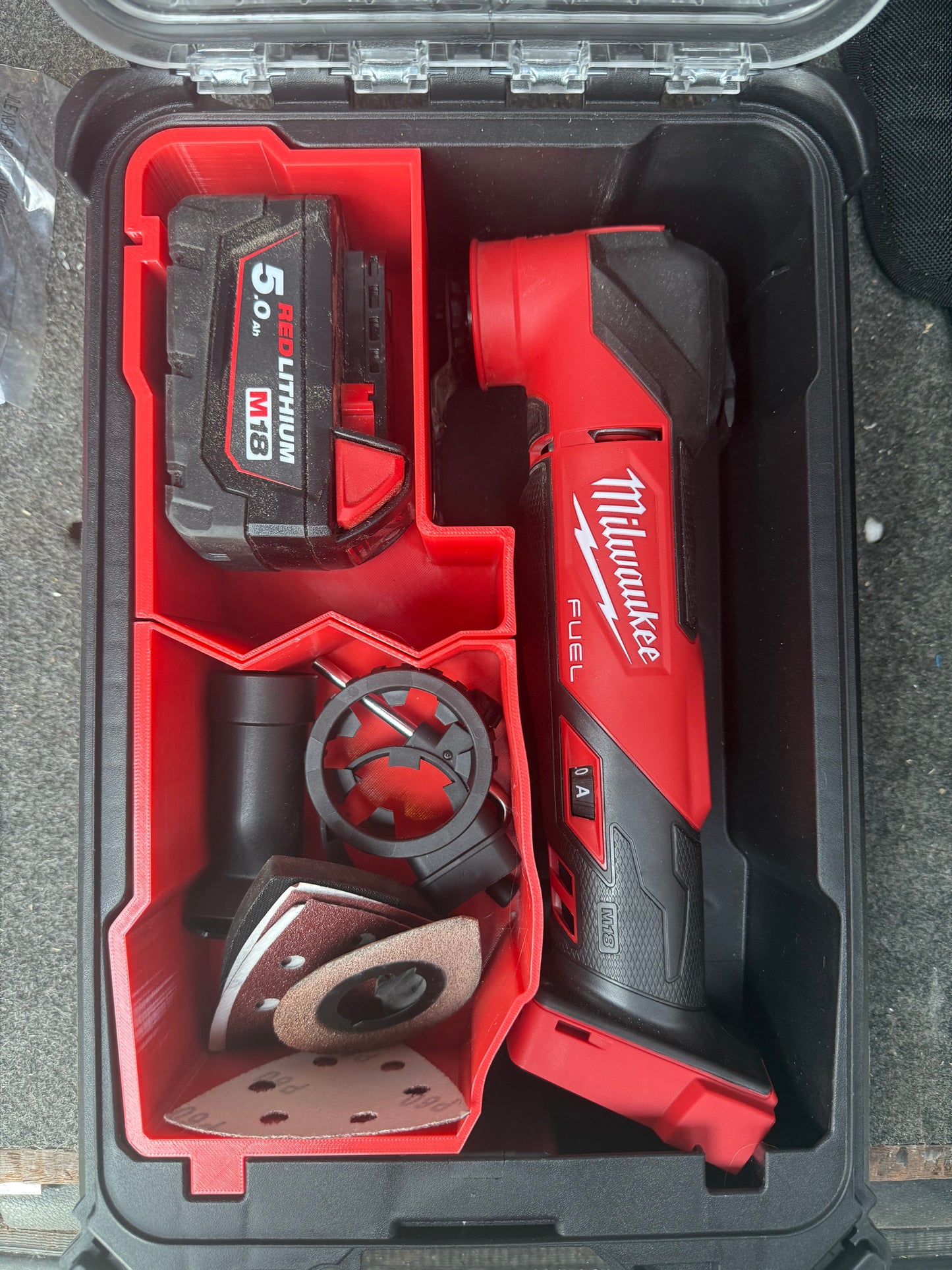 Milwaukee Packout Compact Organiser M18 Fuel Multitool Insert V2