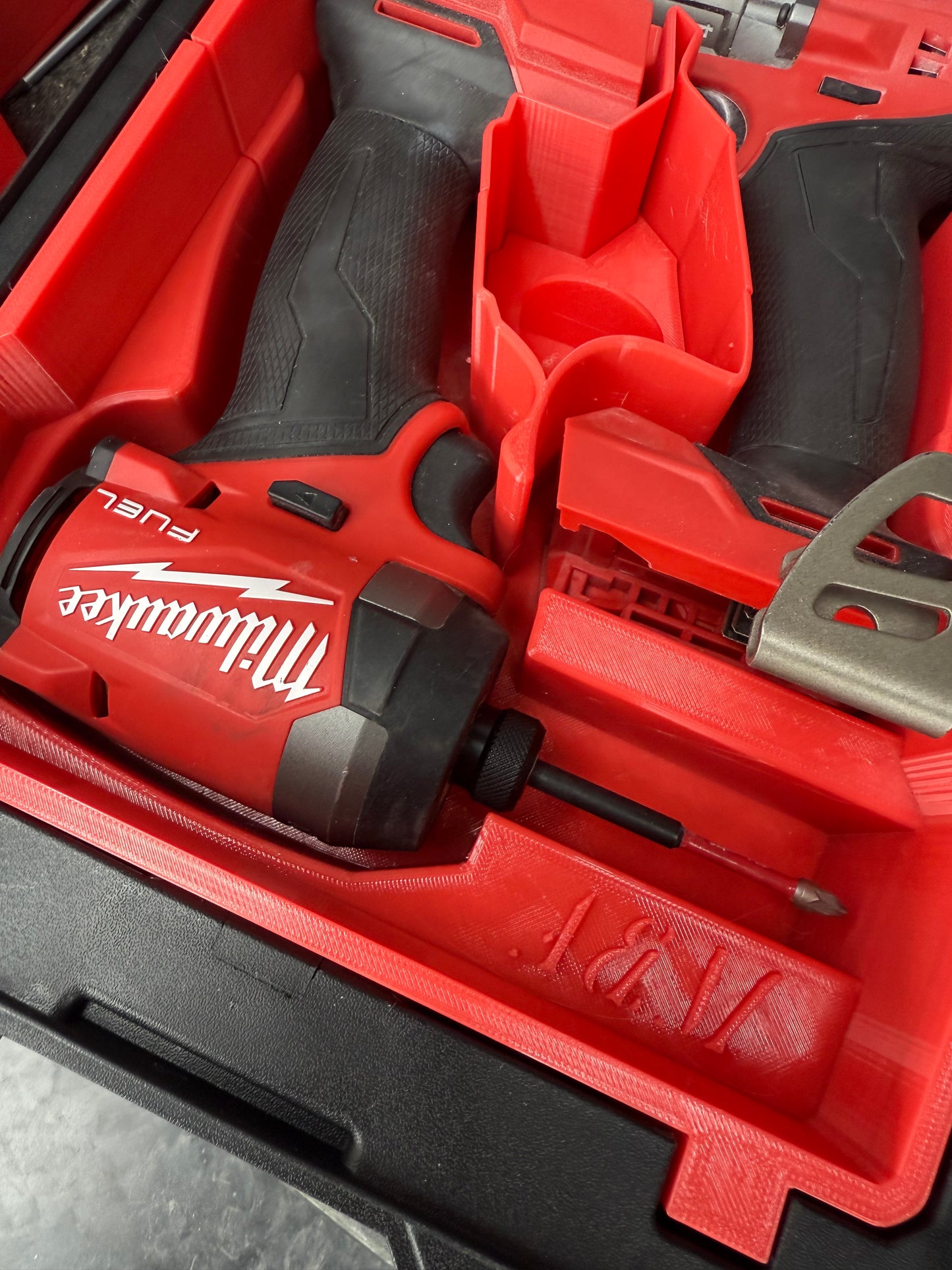 Milwaukee Packout Compact Organiser Insert For M18FID3 Fuel Impact Driver + M18FPD3-0 Combi Drill