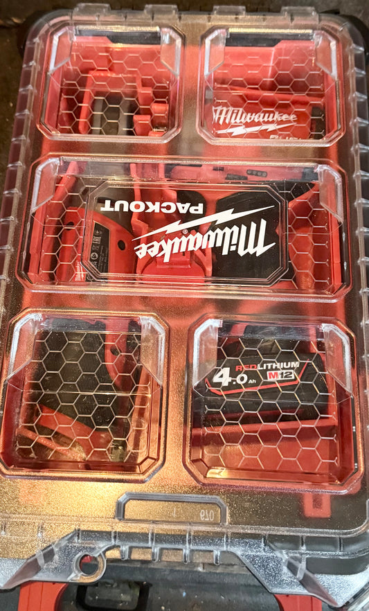 Insert Compatible with the Packout Compact Organiser for the M12 Impact Driver & Ratchet