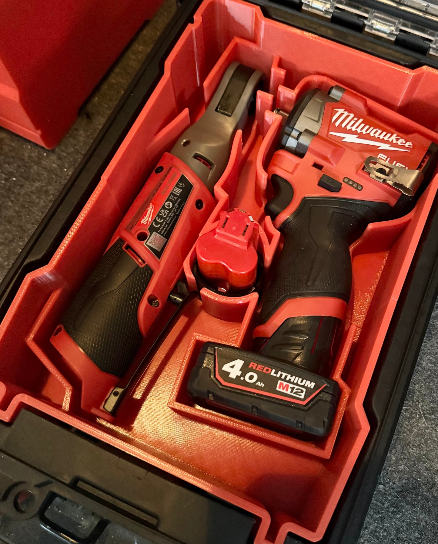 Insert Compatible with the Packout Compact Organiser for the M12 Impact Driver & Ratchet