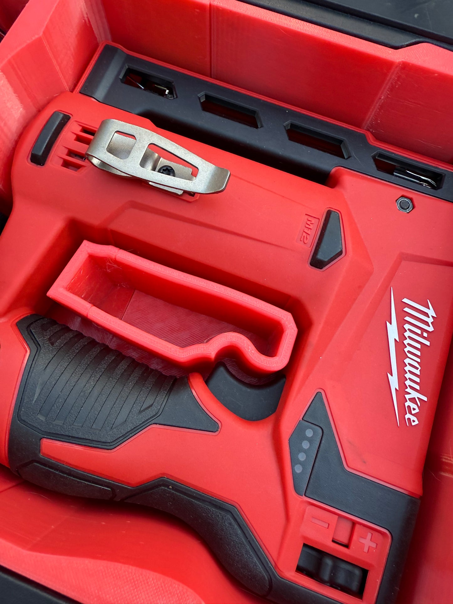 Insert compatible with the Milwaukee Packout Compact Organiser for the M12 Staple Gun Plus Accessories