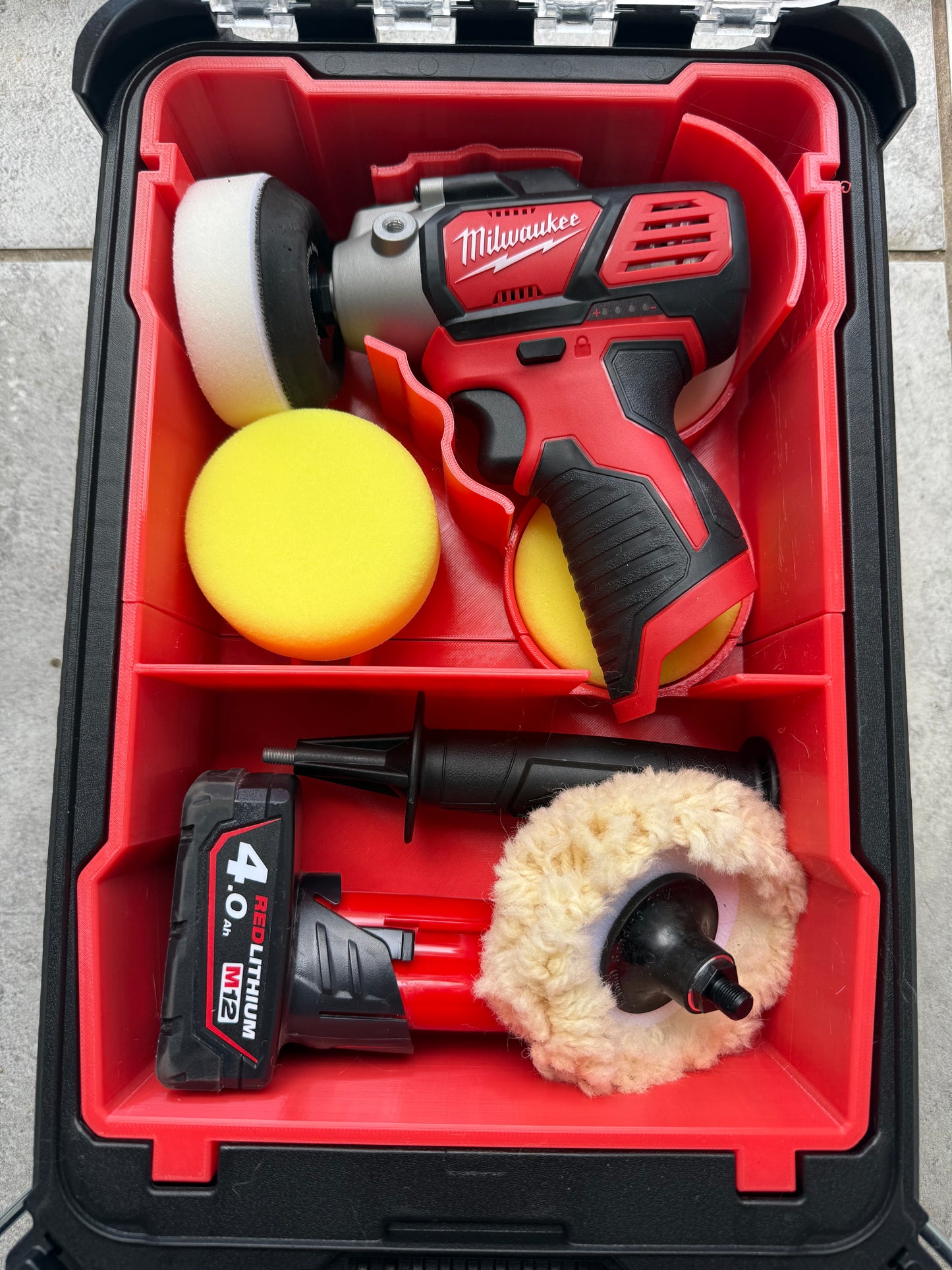 Inserts for Milwaukee Packout Compact Organiser Compatible for the  Milwaukee BPS-0 Sander/Polisher