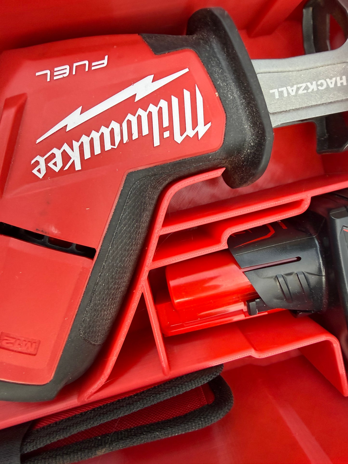 Insert for the Milwaukee Packout Compact Organiser and M12 Fuel Reciprocating Saw