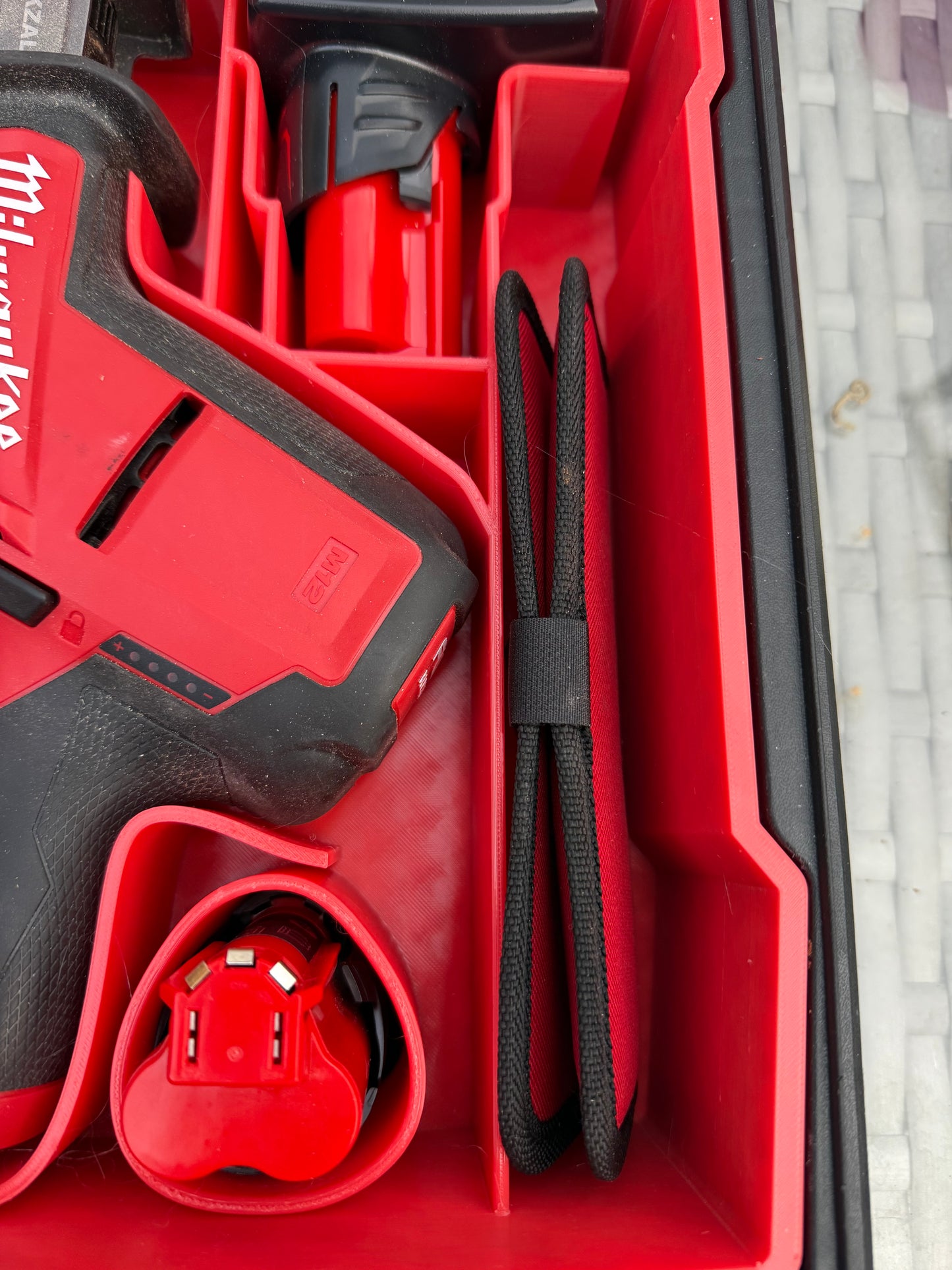 Insert for the Milwaukee Packout Compact Organiser and M12 Fuel Reciprocating Saw