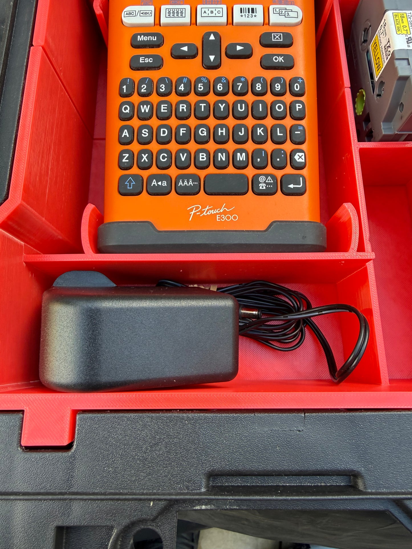 Milwaukee Packout Compact Organiser Insert For the Brother PT-E300VP Label Printer