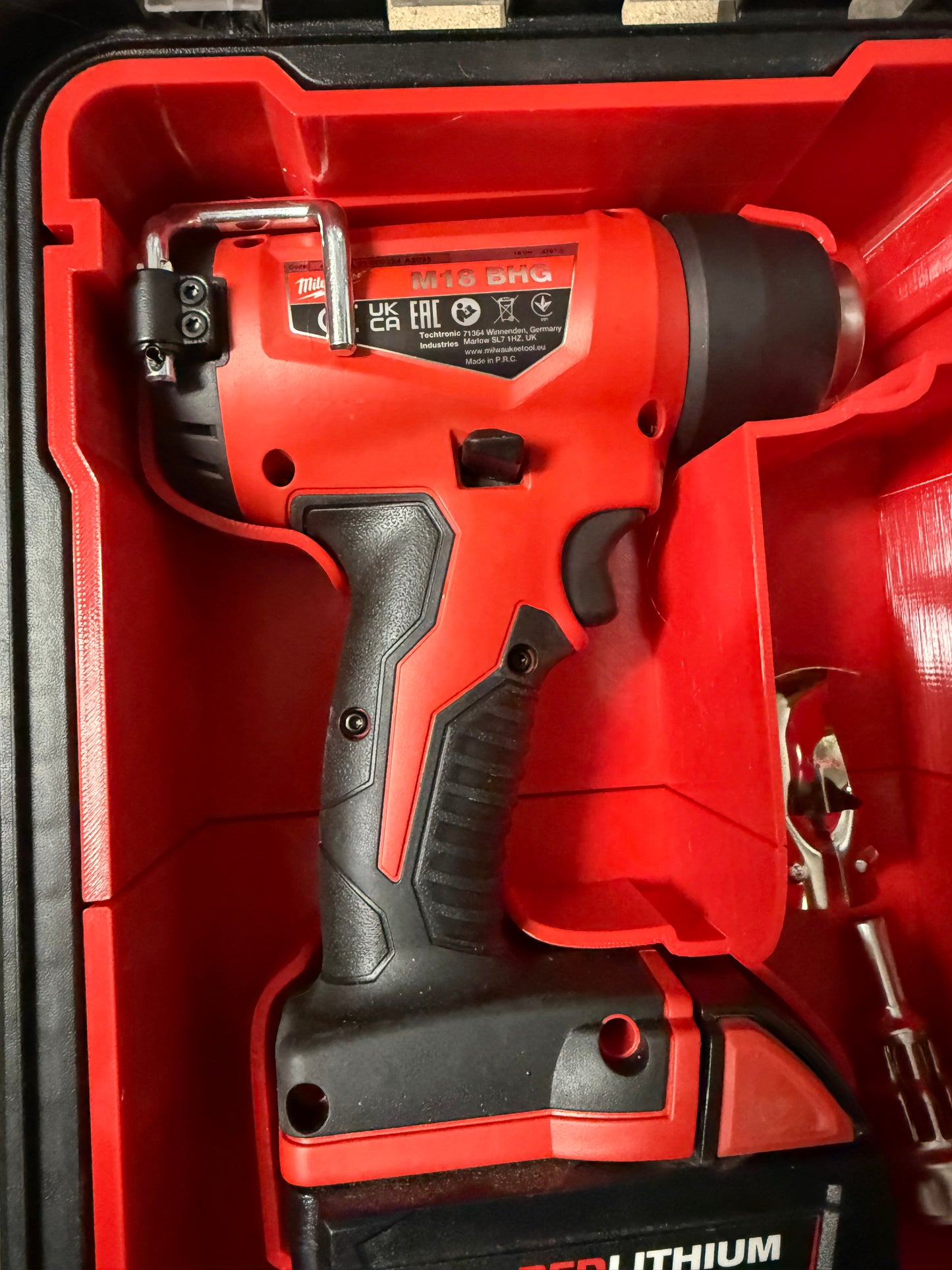 Insert Compatible with the Packout Compact Organiser for the M18 BHG Milwaukee Heat Gun