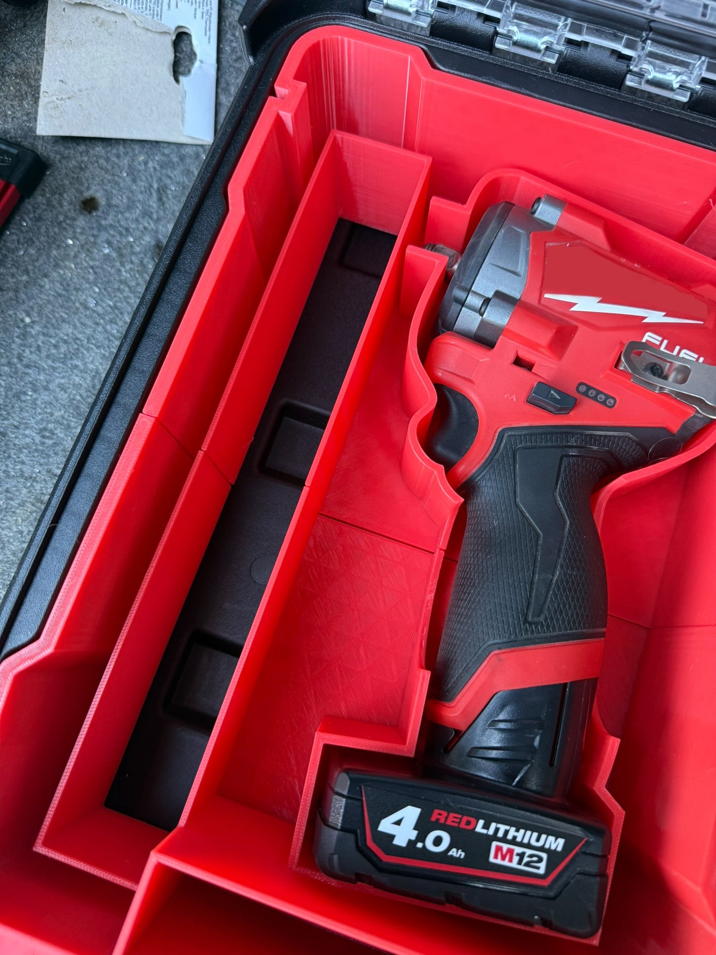 Inserts Compatible with Milwaukee Packout Compact Organiser and M12FCIWF38G3-0 Impact Wrench Plus Milwaukee Sockets